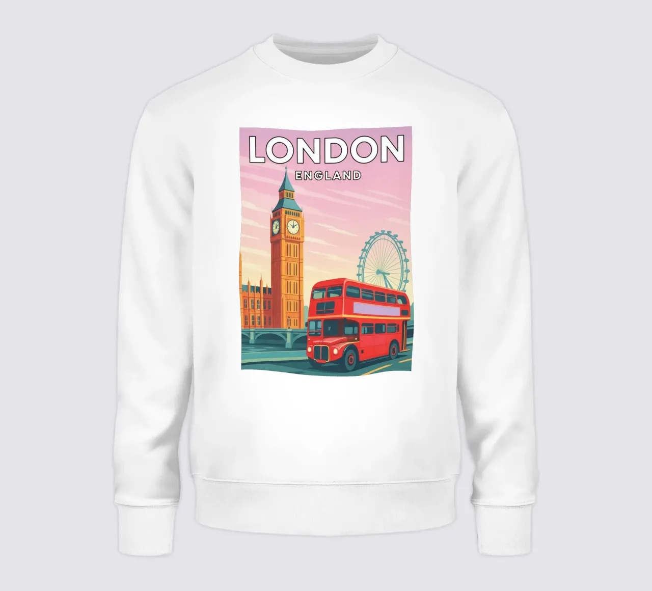 londra inghilterra disegno felpa da jasmines