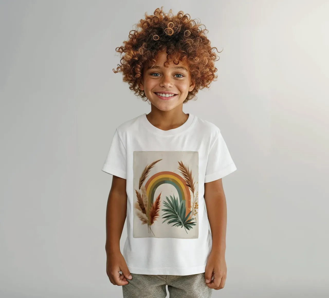 Boho Arcobaleno Botanico t-shirt bambini da Botanical Gallery