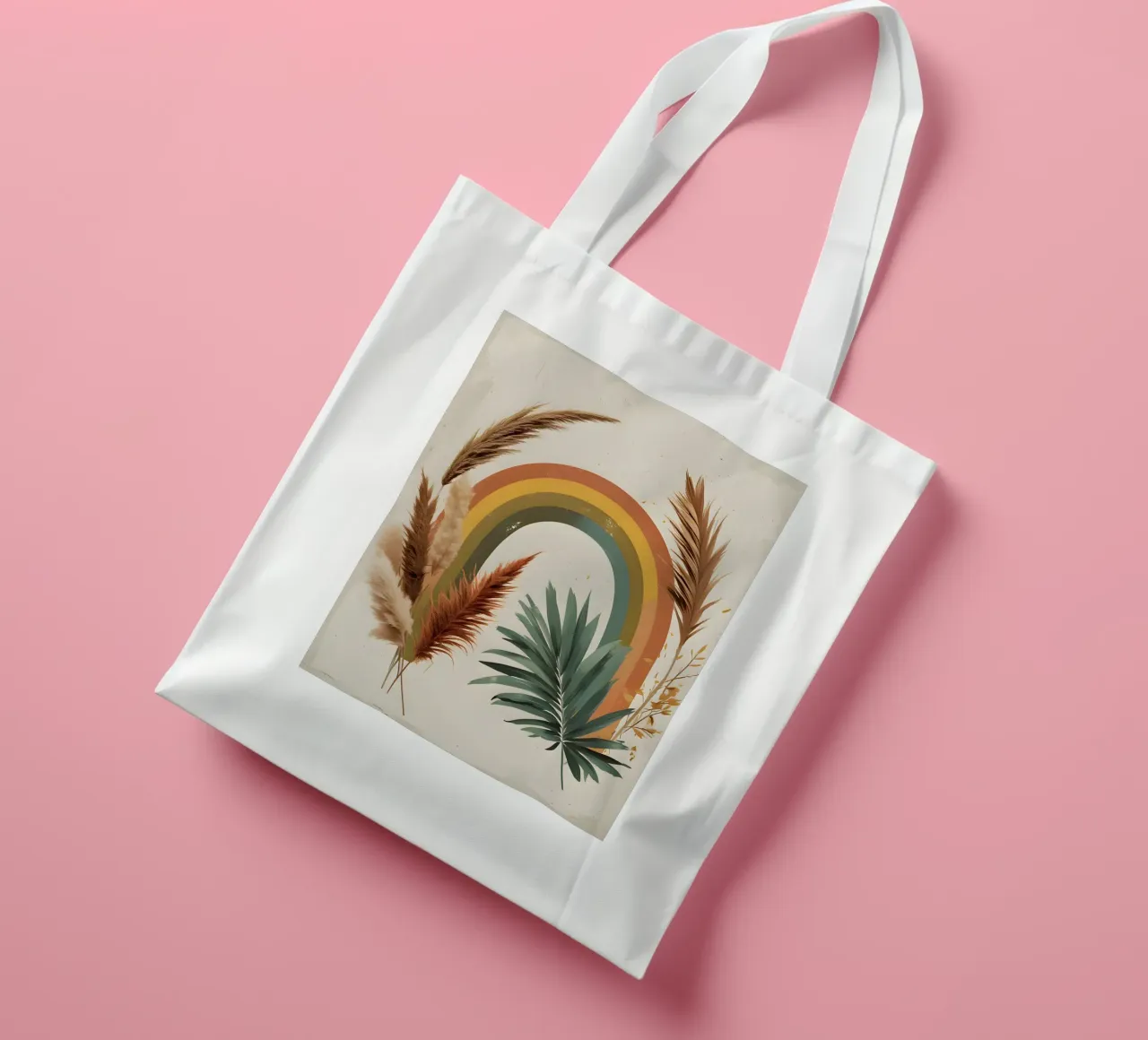 Boho Arcobaleno Botanico borsa in juta da Botanical Gallery