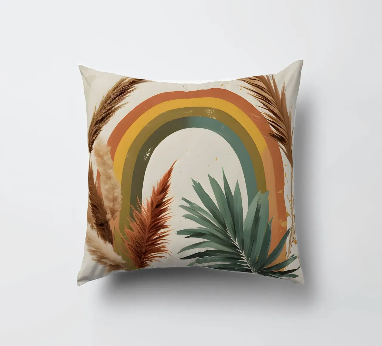 Boho Arcobaleno Botanico cuscino da Botanical Gallery