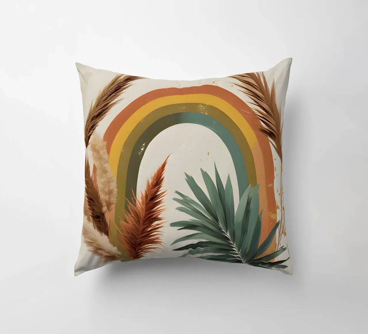 Boho Arcobaleno Botanico cuscino da Botanical Gallery