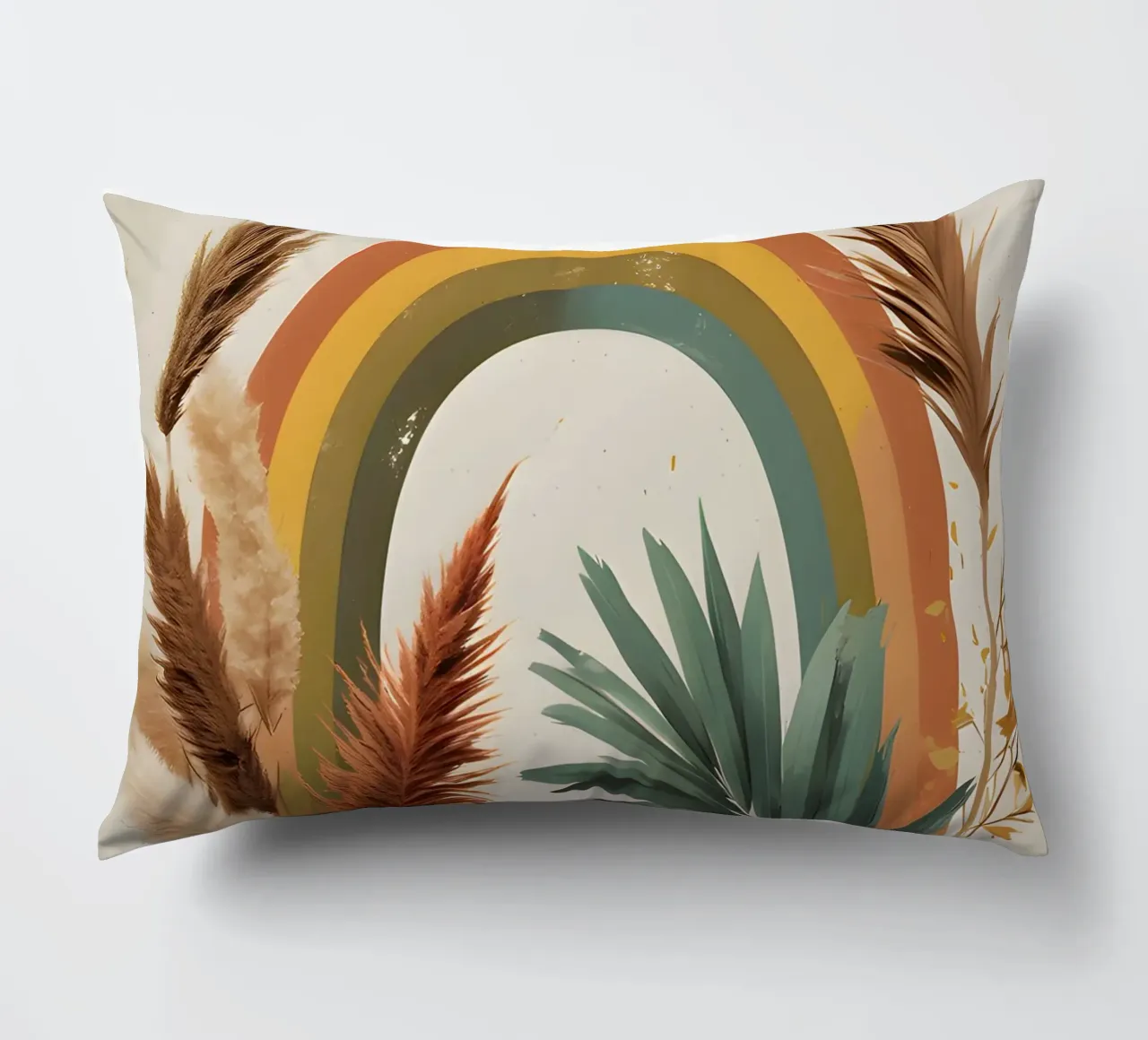 Boho Arcobaleno Botanico cuscino da Botanical Gallery