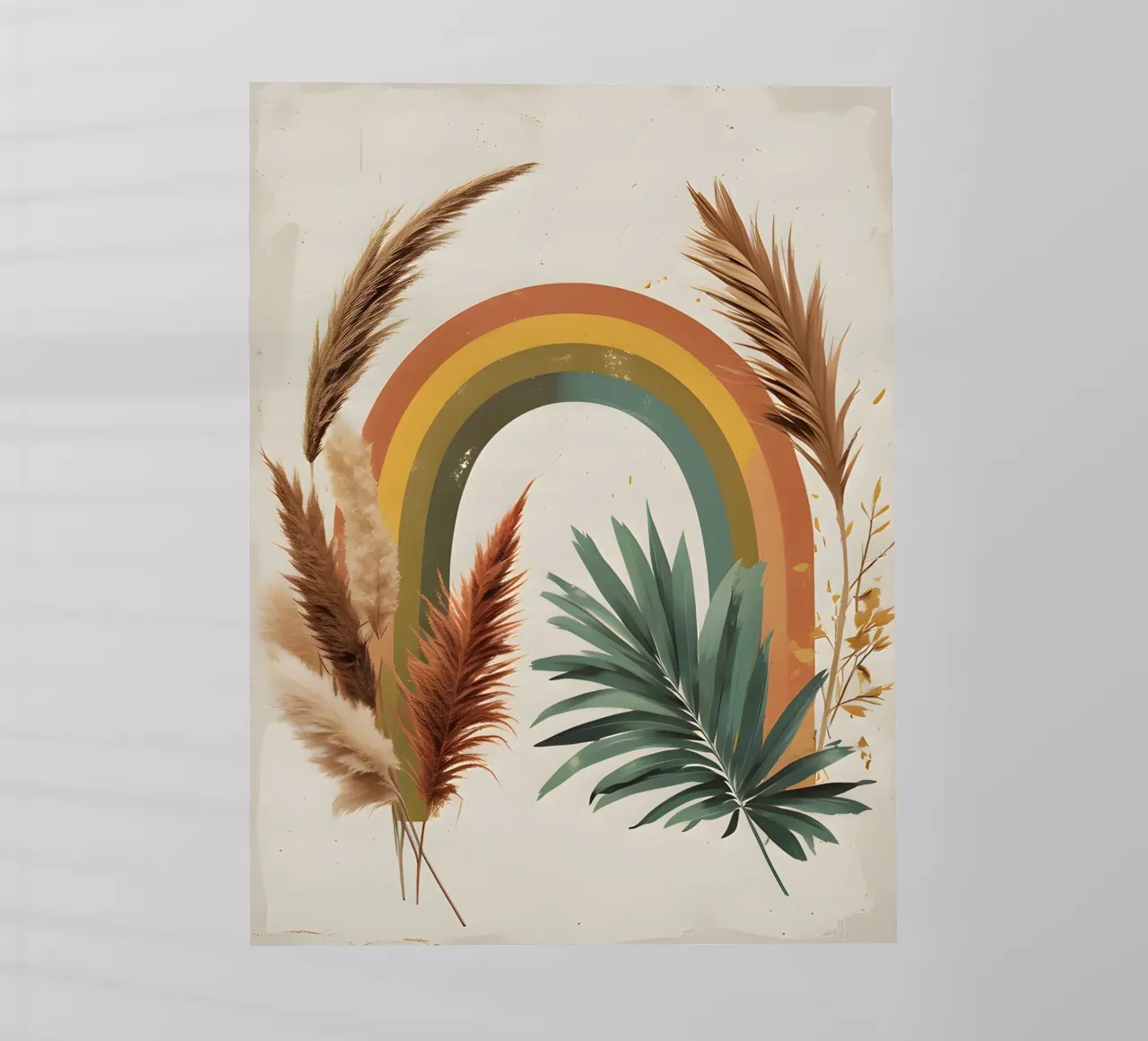Boho Arcobaleno Botanico pellicola backlit da Botanical Gallery