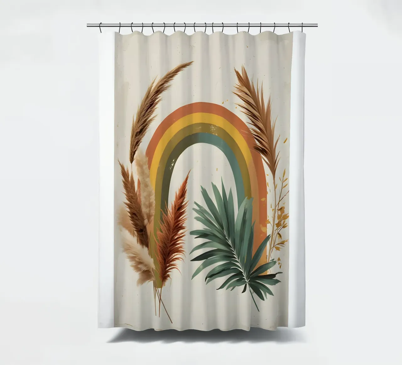 Boho Arcobaleno Botanico tenda da doccia da Botanical Gallery