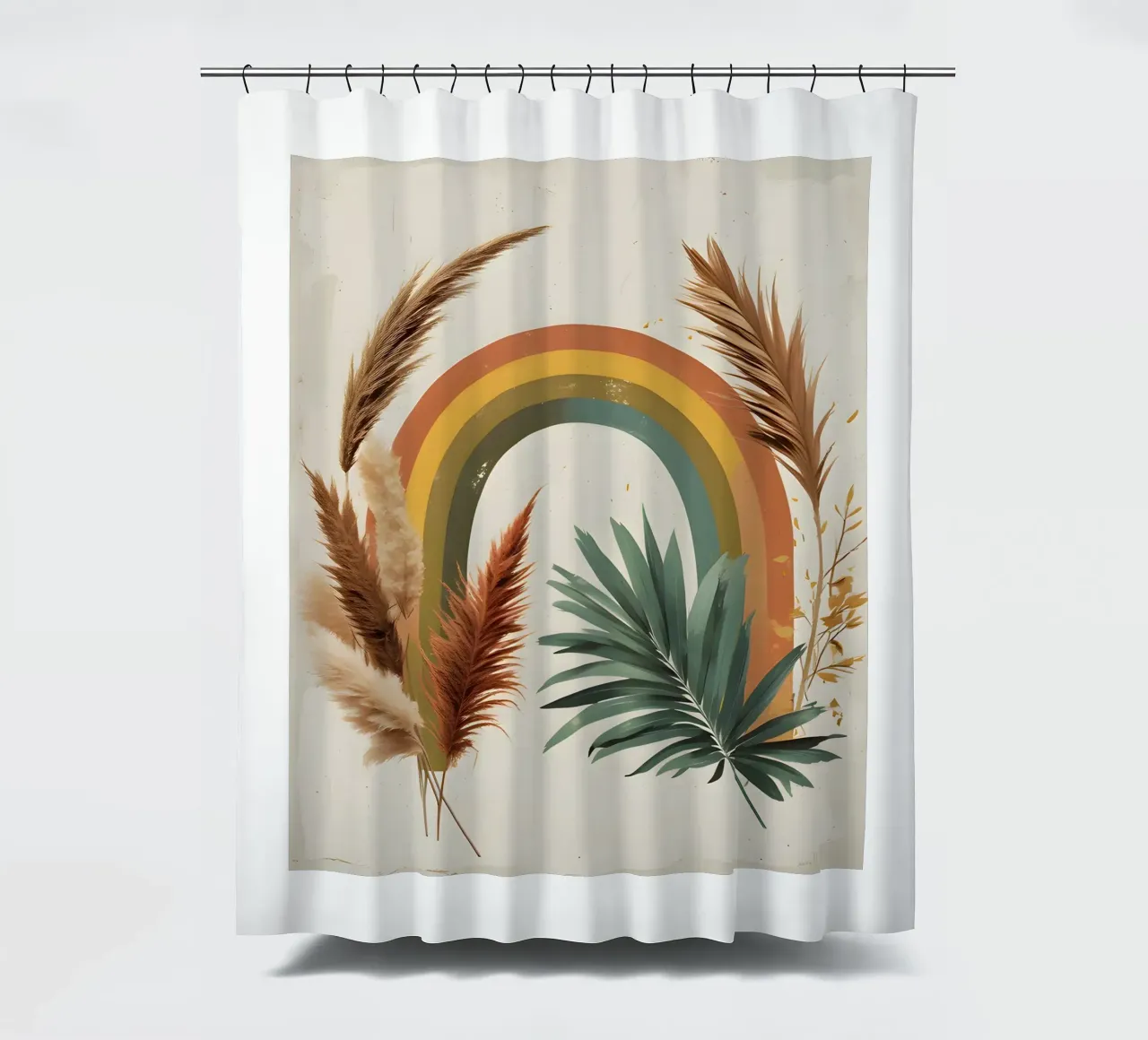 Boho Arcobaleno Botanico tenda da doccia da Botanical Gallery