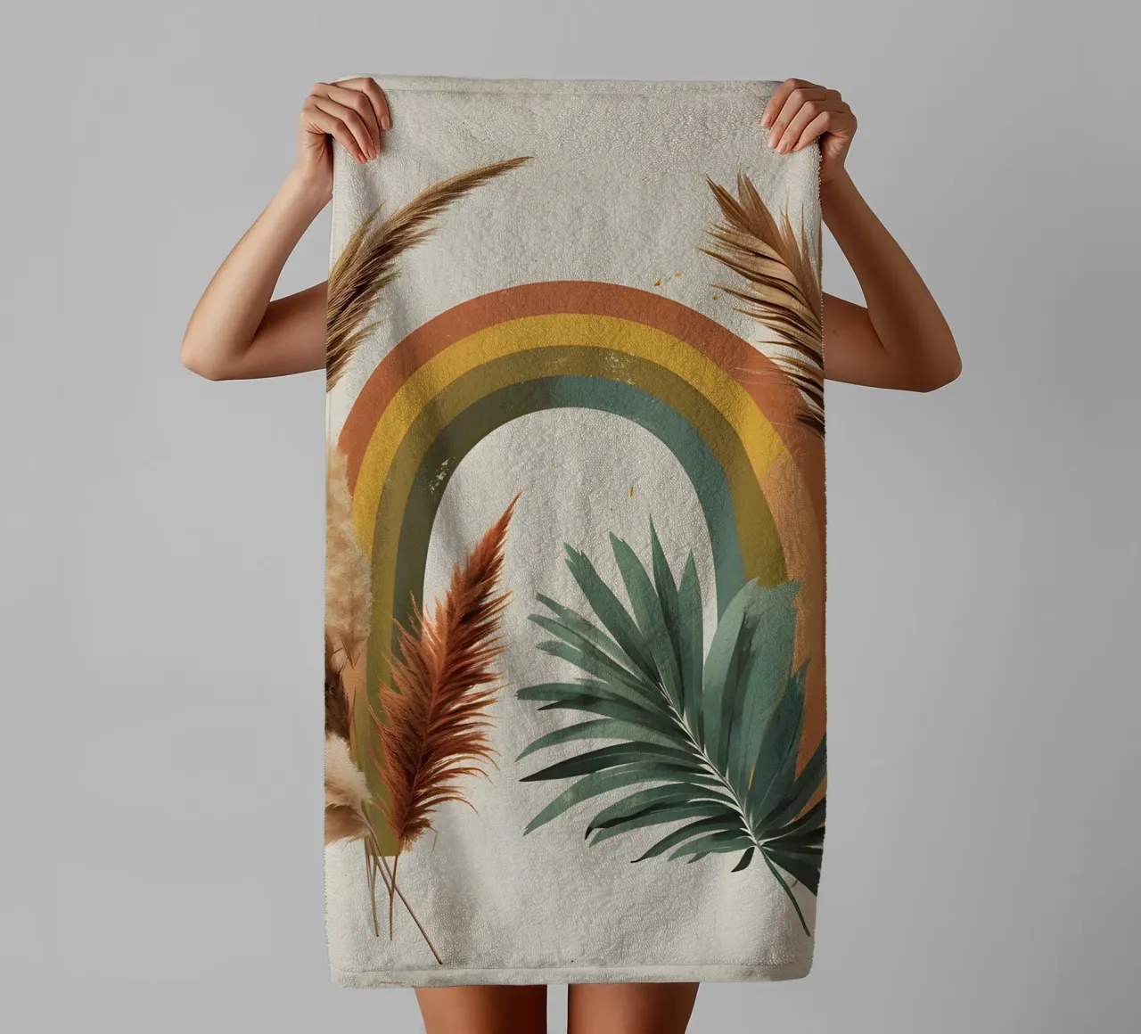 Boho Arcobaleno Botanico asciugamano da bagno da Botanical Gallery
