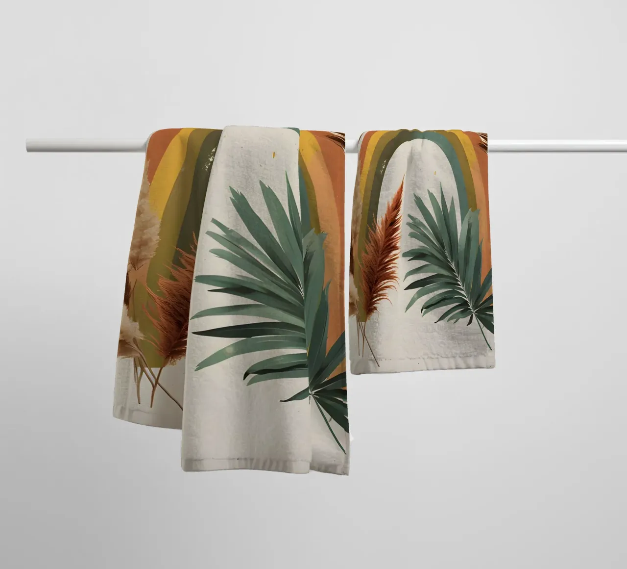 Boho Arcobaleno Botanico asciugamano da bagno da Botanical Gallery
