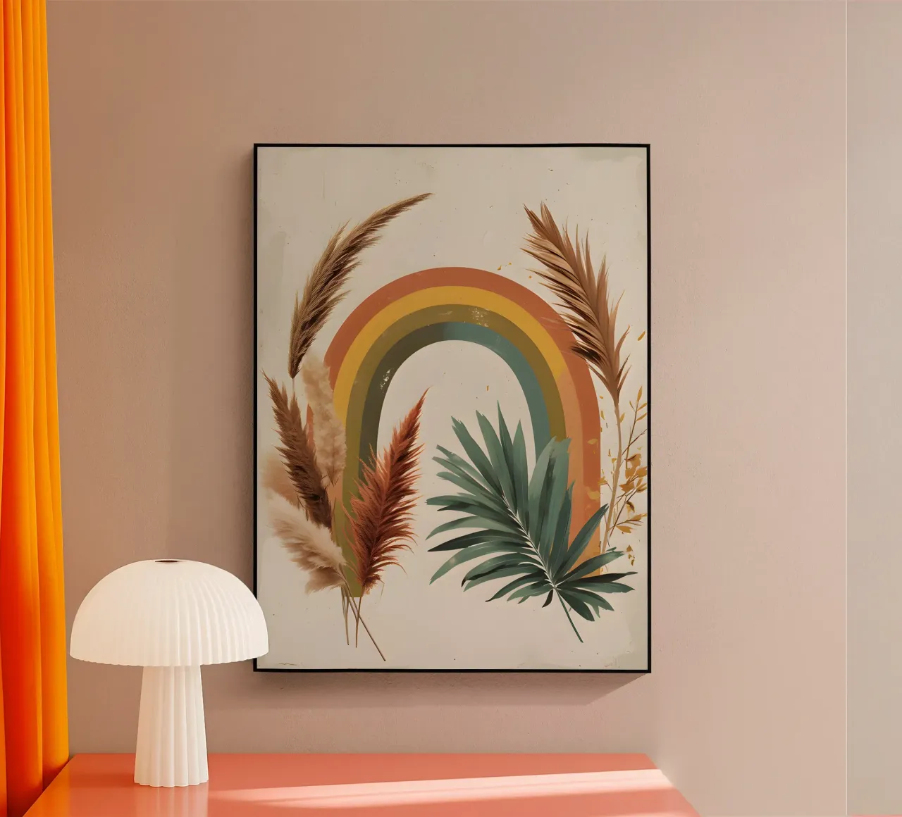 Boho Arcobaleno Botanico plexiglass da Botanical Gallery