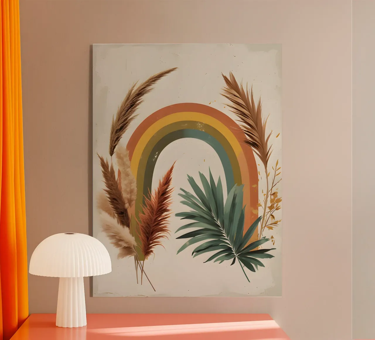 Boho Arcobaleno Botanico plexiglass da Botanical Gallery