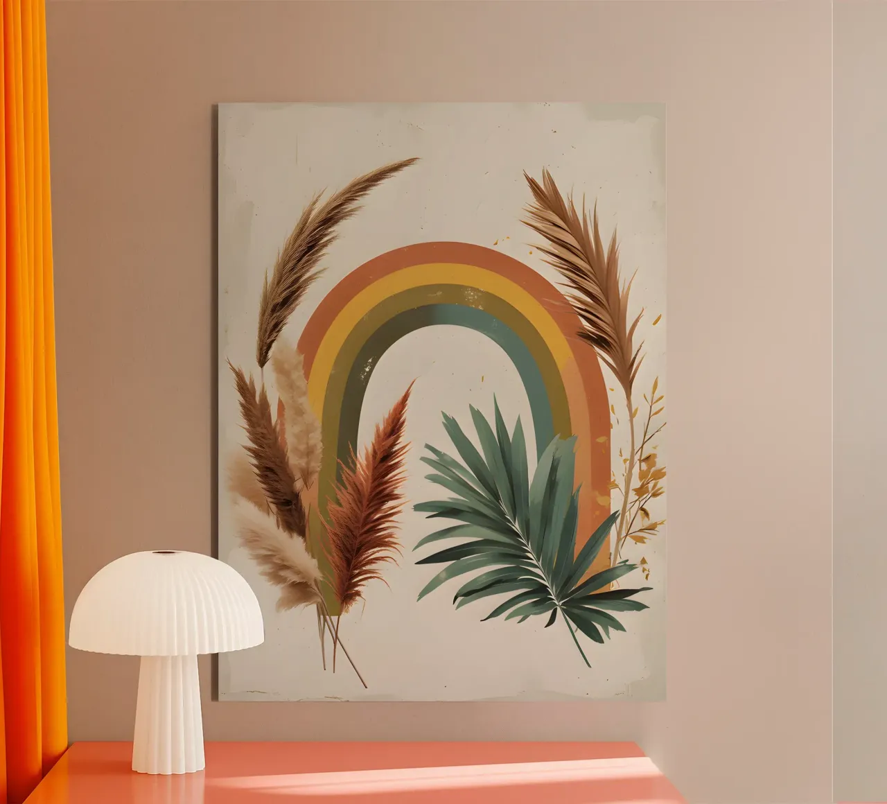 Boho Arcobaleno Botanico pannello forex da Botanical Gallery