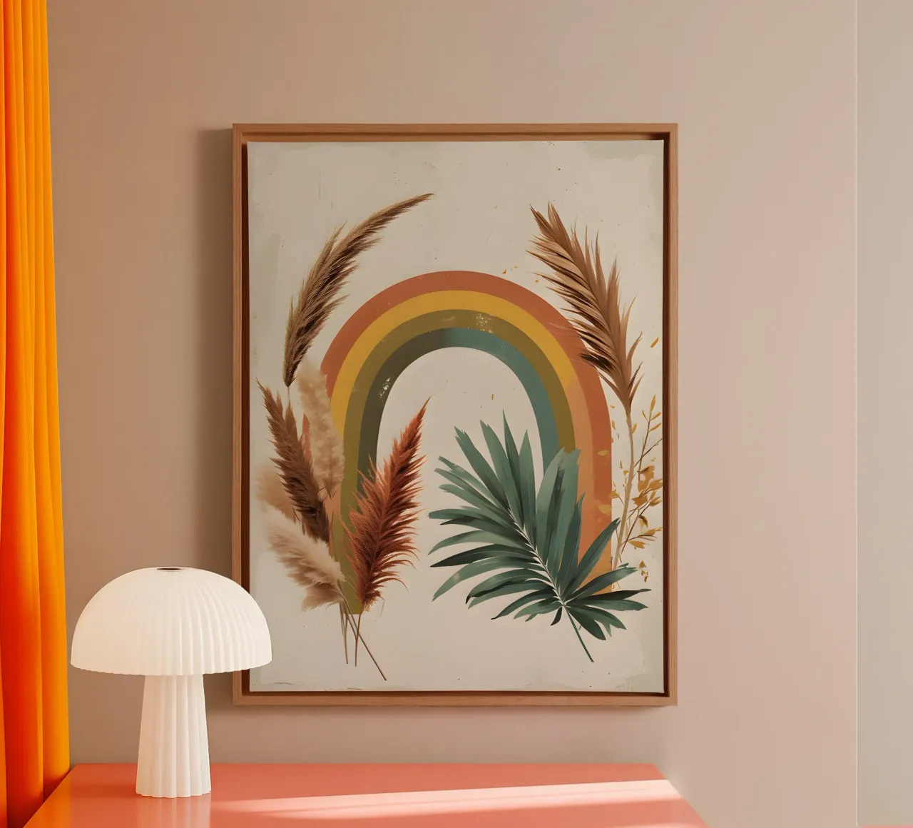 Boho Arcobaleno Botanico tela da Botanical Gallery