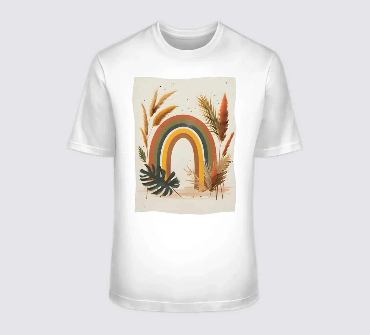Boho Arcobaleno Botanico t-shirt da Botanical Gallery