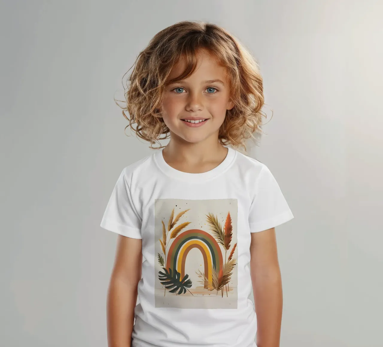 Boho Arcobaleno Botanico t-shirt bambini da Botanical Gallery