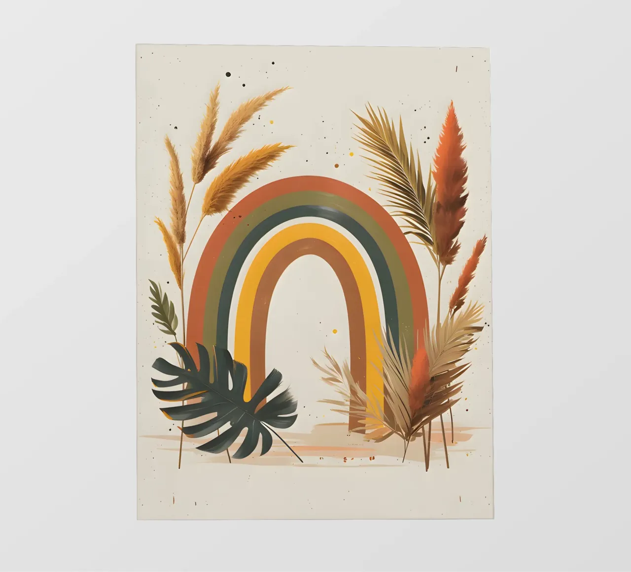 Boho Arcobaleno Botanico pellicola backlit da Botanical Gallery