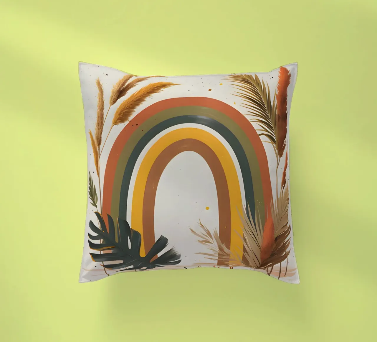 Boho Arcobaleno Botanico cuscino da Botanical Gallery