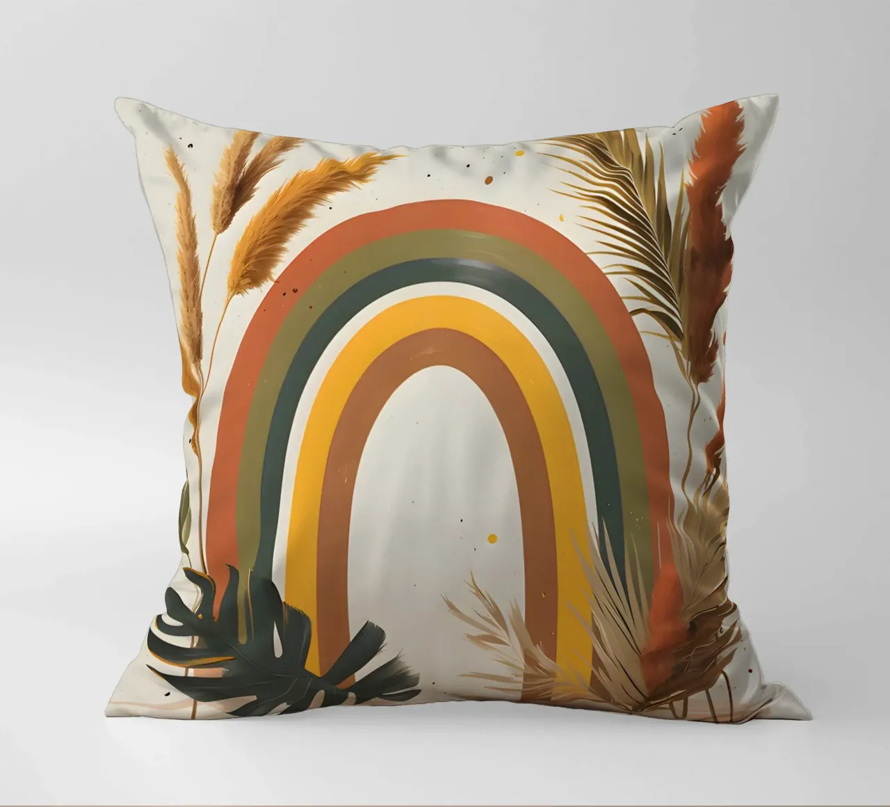 Boho Arcobaleno Botanico cuscino da Botanical Gallery