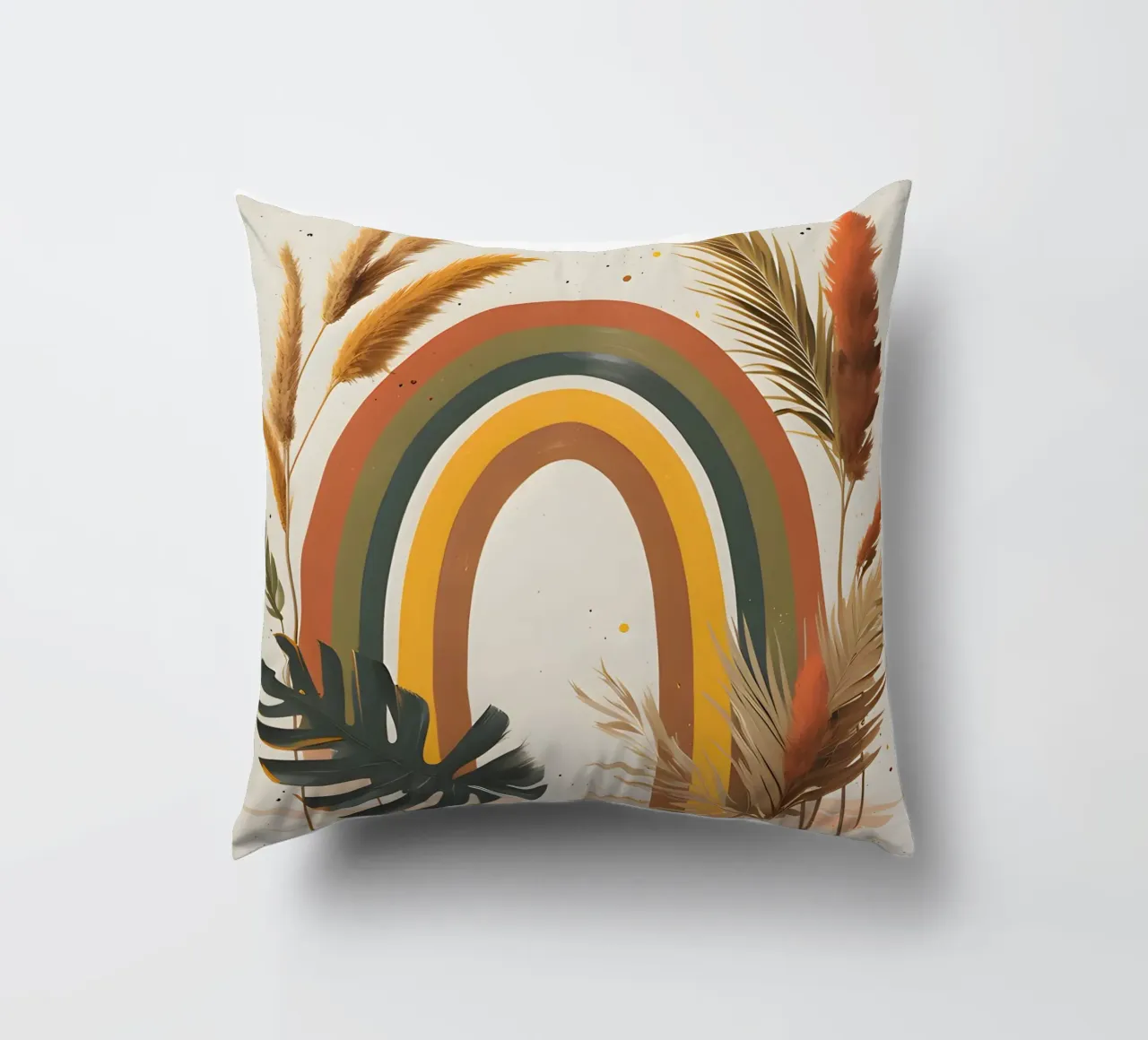 Boho Arcobaleno Botanico cuscino da Botanical Gallery