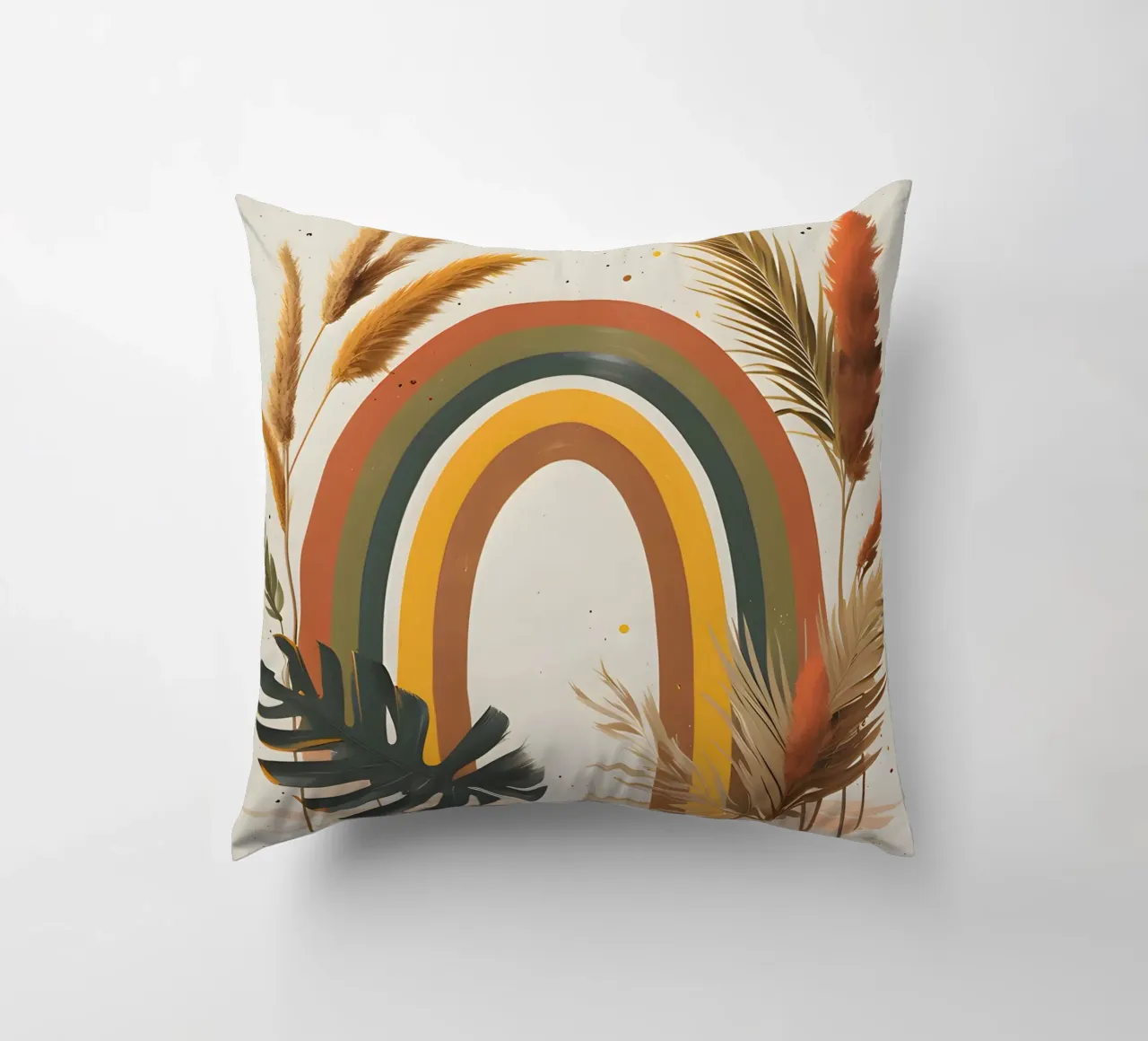 Boho Arcobaleno Botanico cuscino da Botanical Gallery