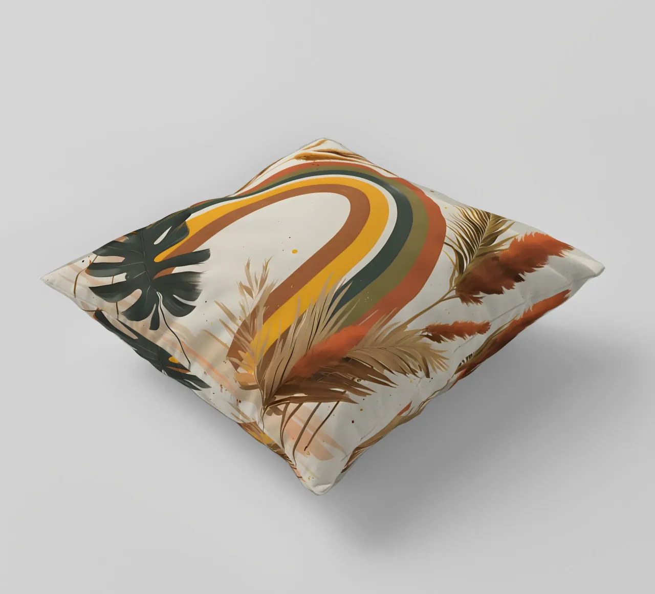 Boho Arcobaleno Botanico cuscino da Botanical Gallery