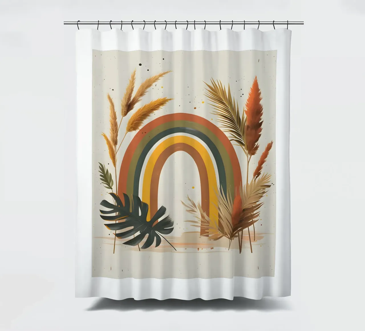 Boho Arcobaleno Botanico tenda da doccia da Botanical Gallery