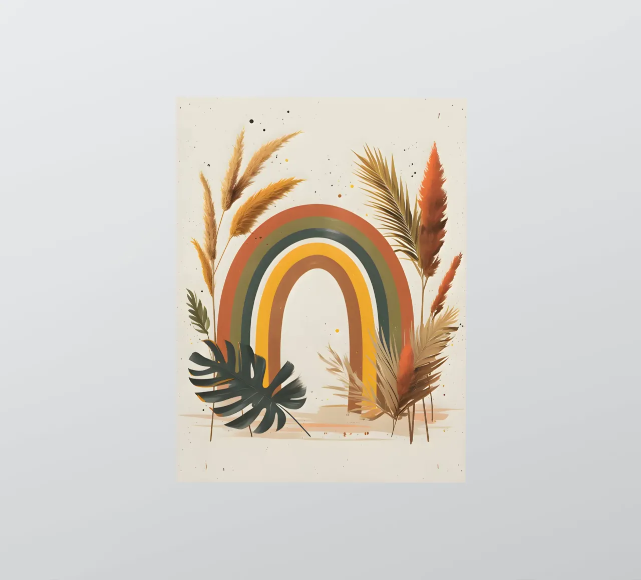 Boho Arcobaleno Botanico adesivo da Botanical Gallery