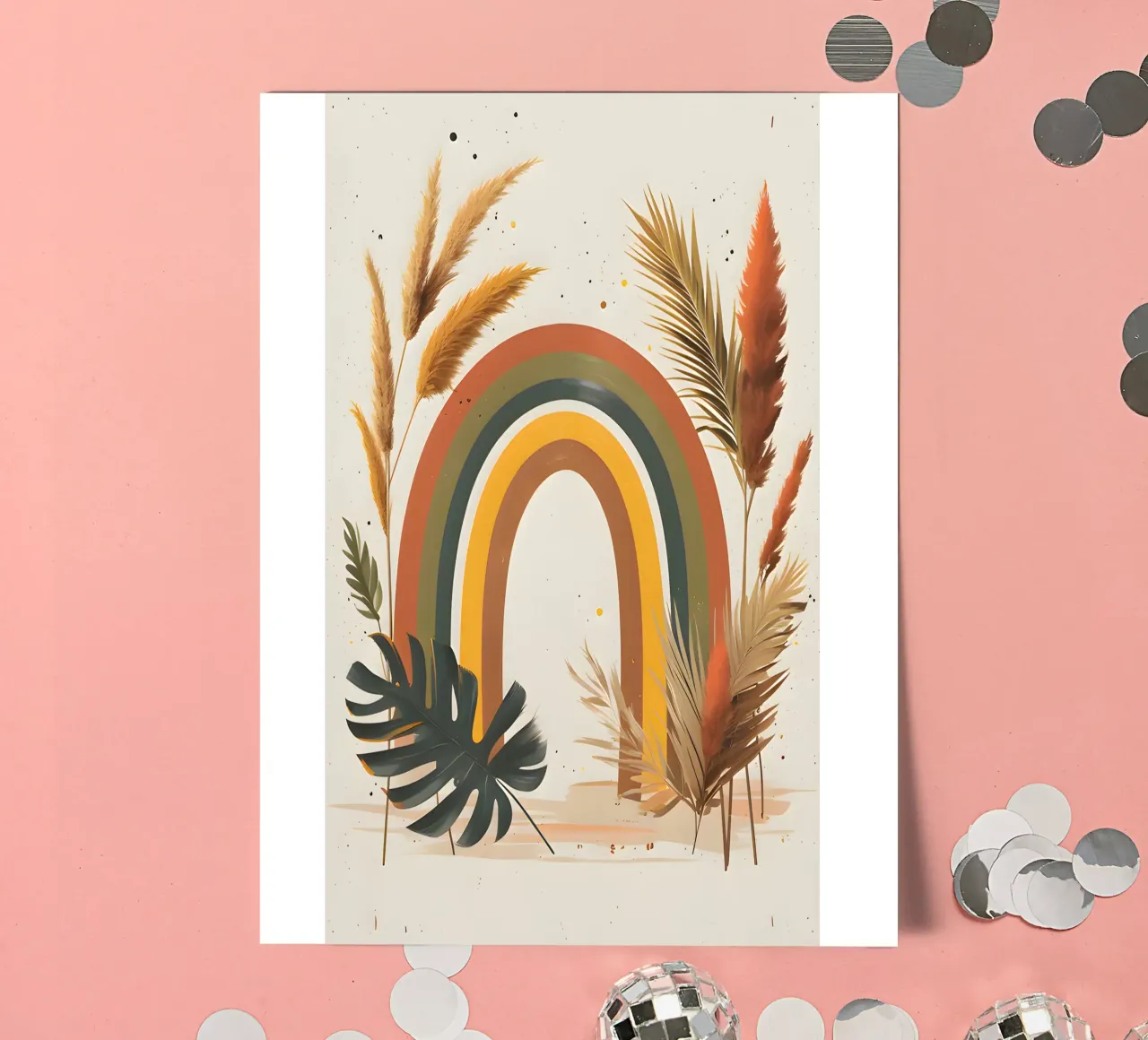 Boho Arcobaleno Botanico foglio adesivo da Botanical Gallery