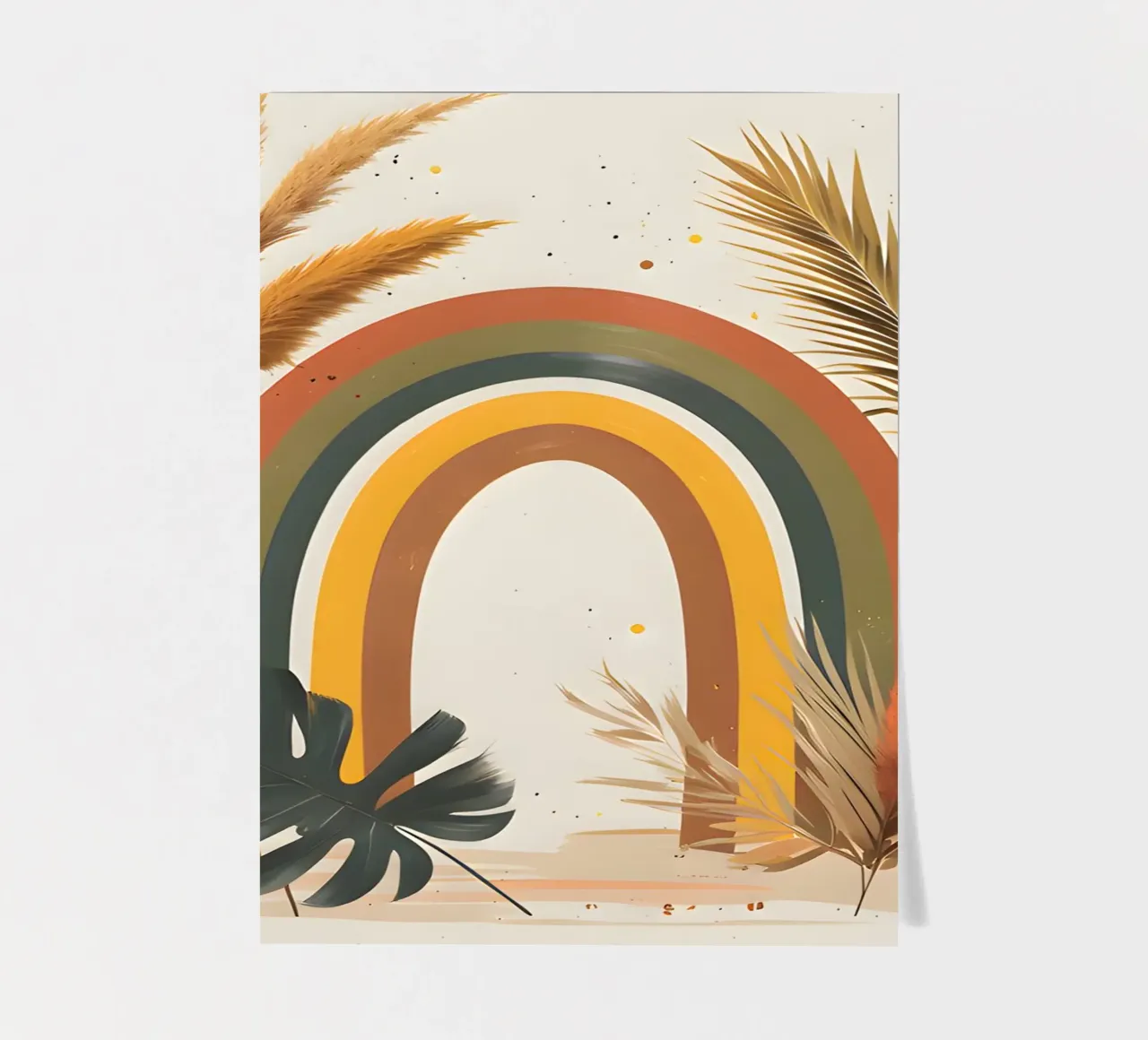 Boho Arcobaleno Botanico foglio adesivo da Botanical Gallery