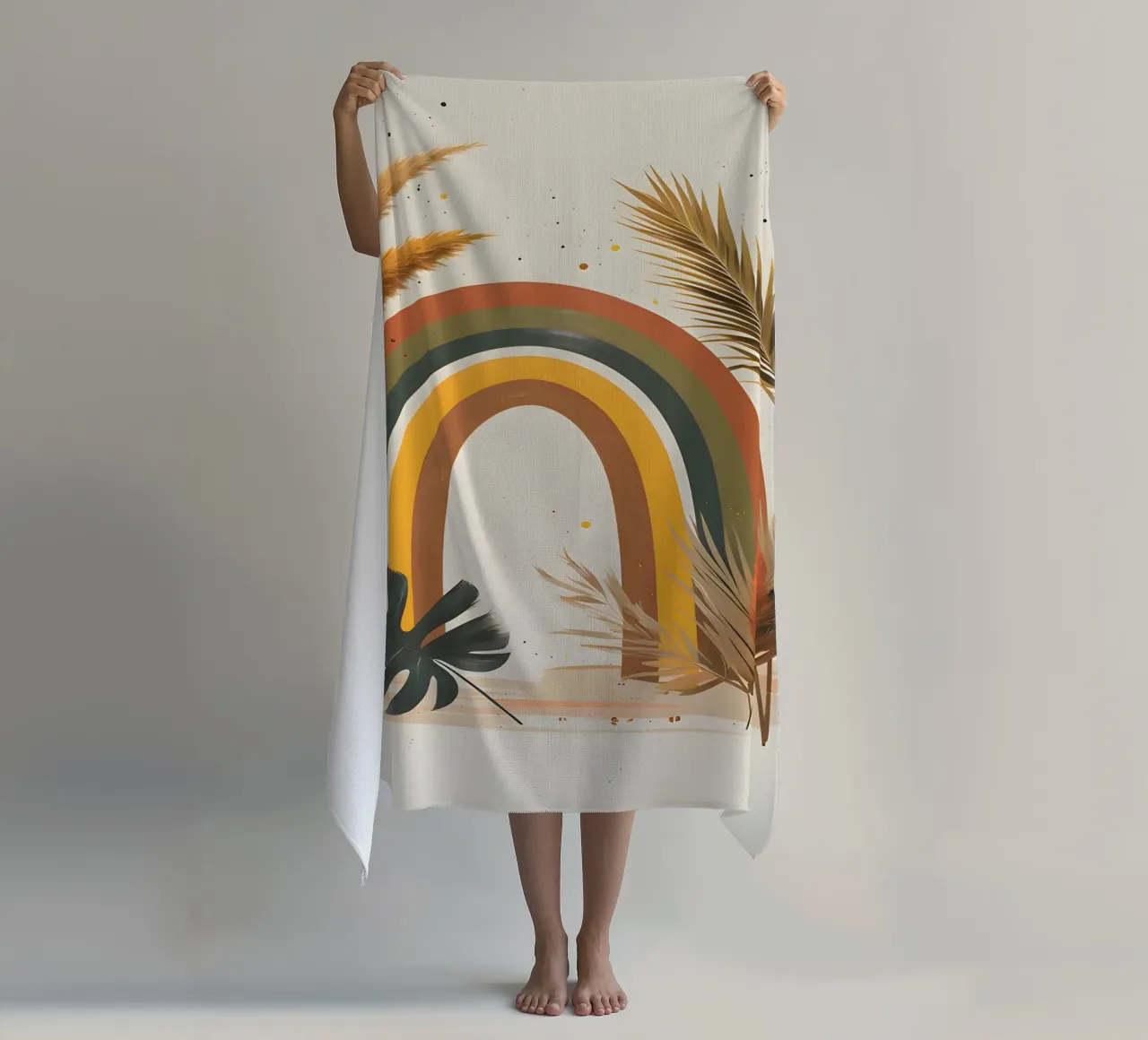 Boho Arcobaleno Botanico telo mare da Botanical Gallery