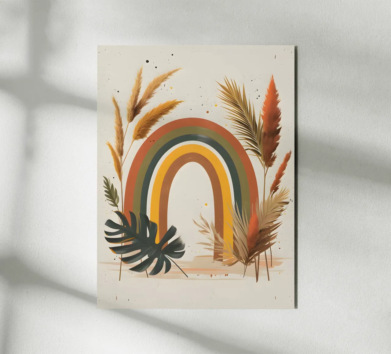 Boho Arcobaleno Botanico pannello forex da Botanical Gallery