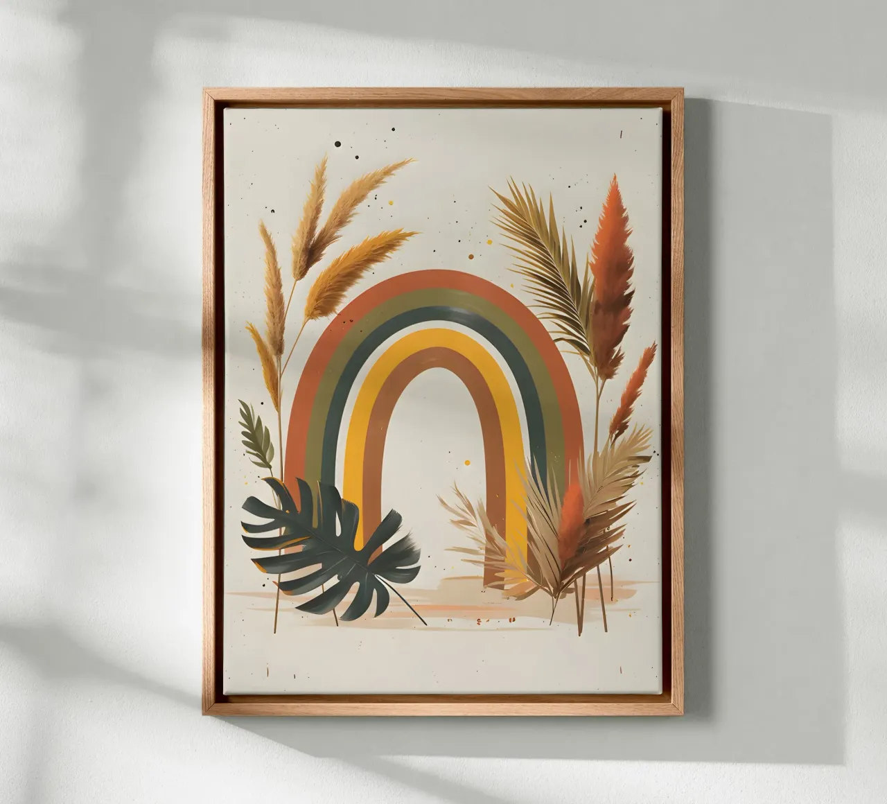 Boho Arcobaleno Botanico tela da Botanical Gallery