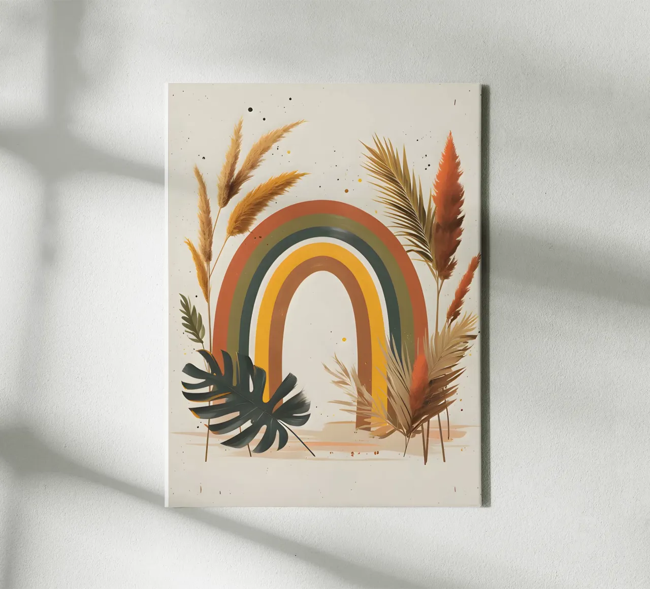 Boho Arcobaleno Botanico tela da Botanical Gallery