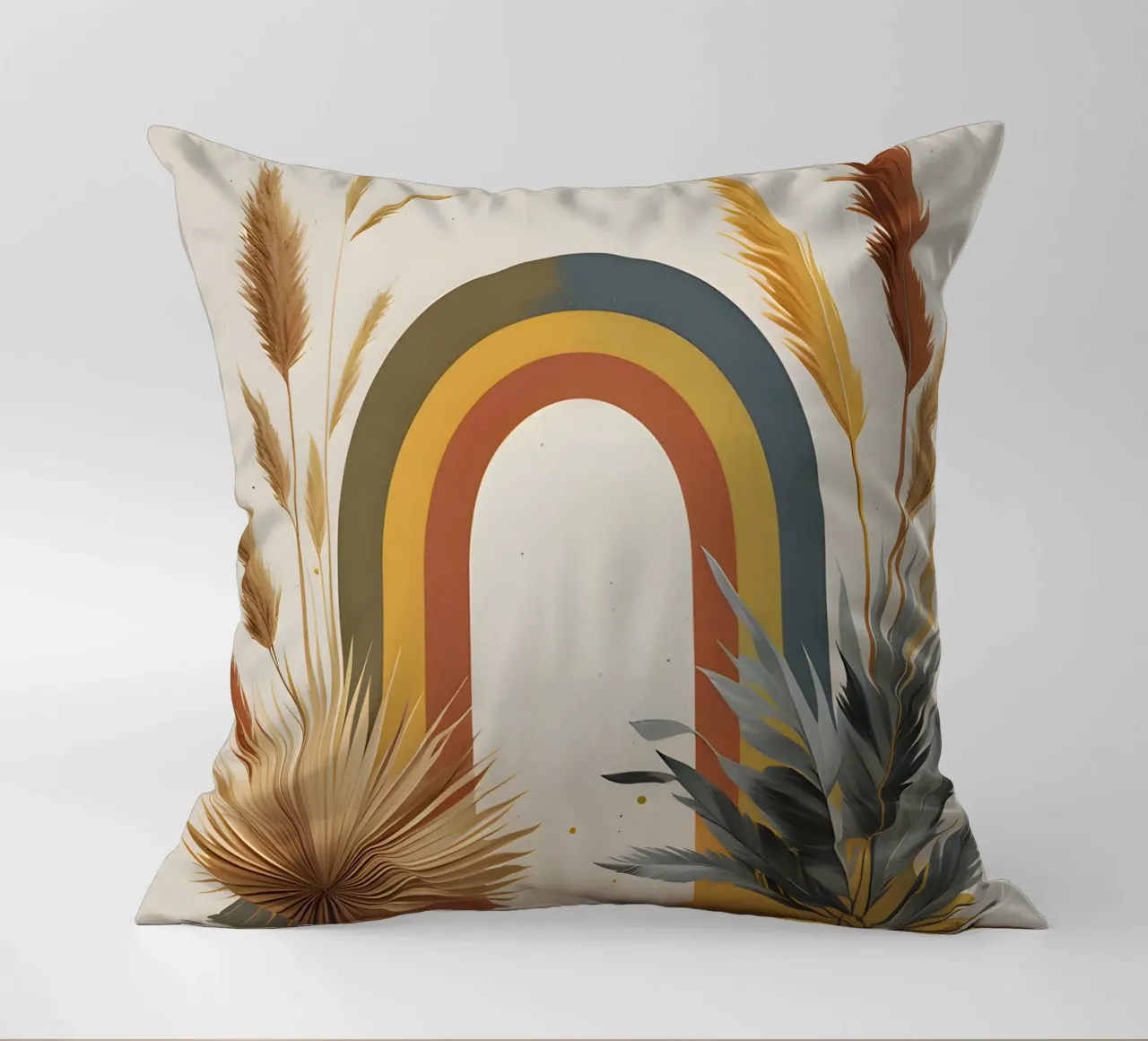 Boho Arcobaleno Botanico cuscino da Botanical Gallery