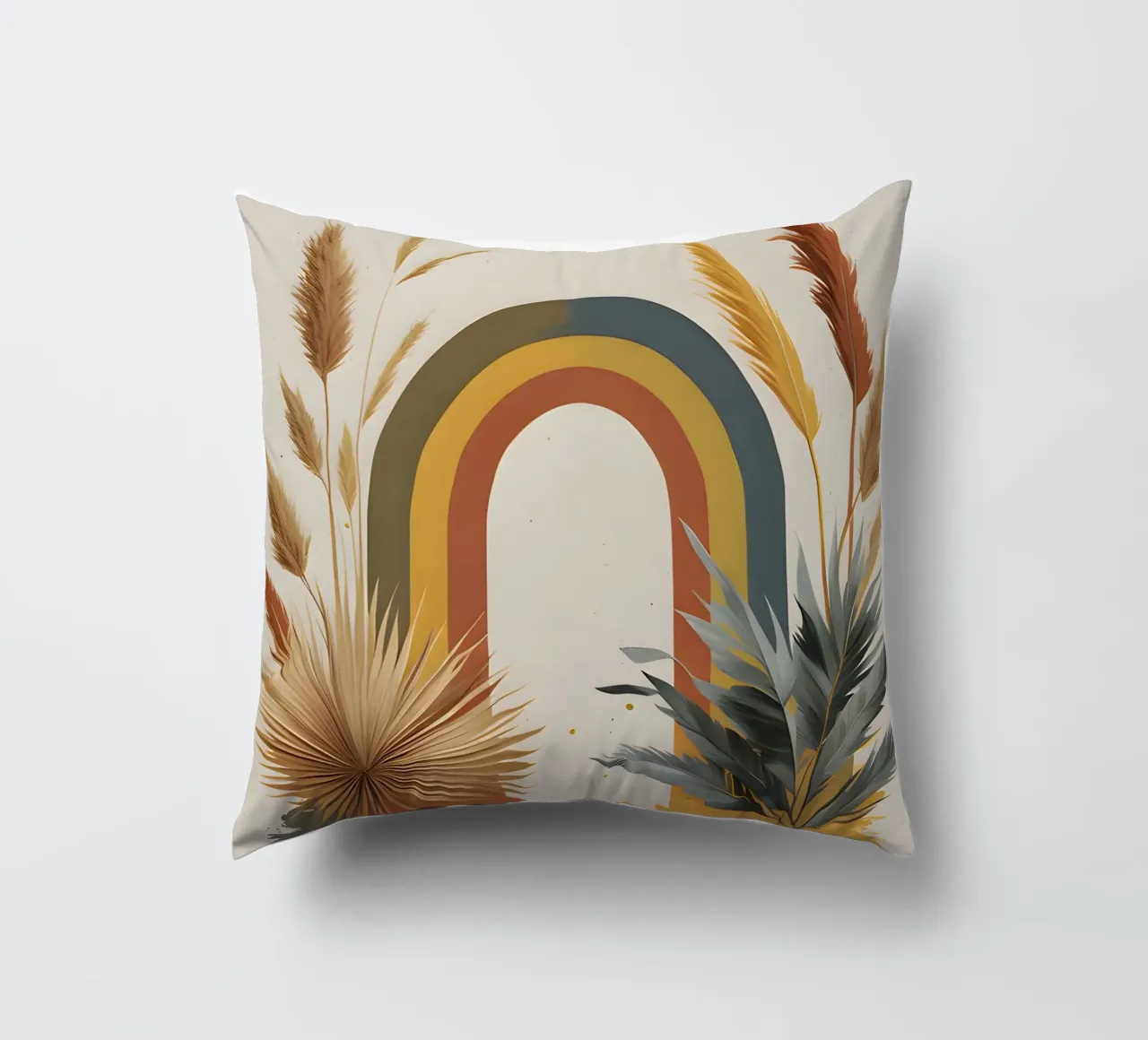 Boho Arcobaleno Botanico cuscino da Botanical Gallery