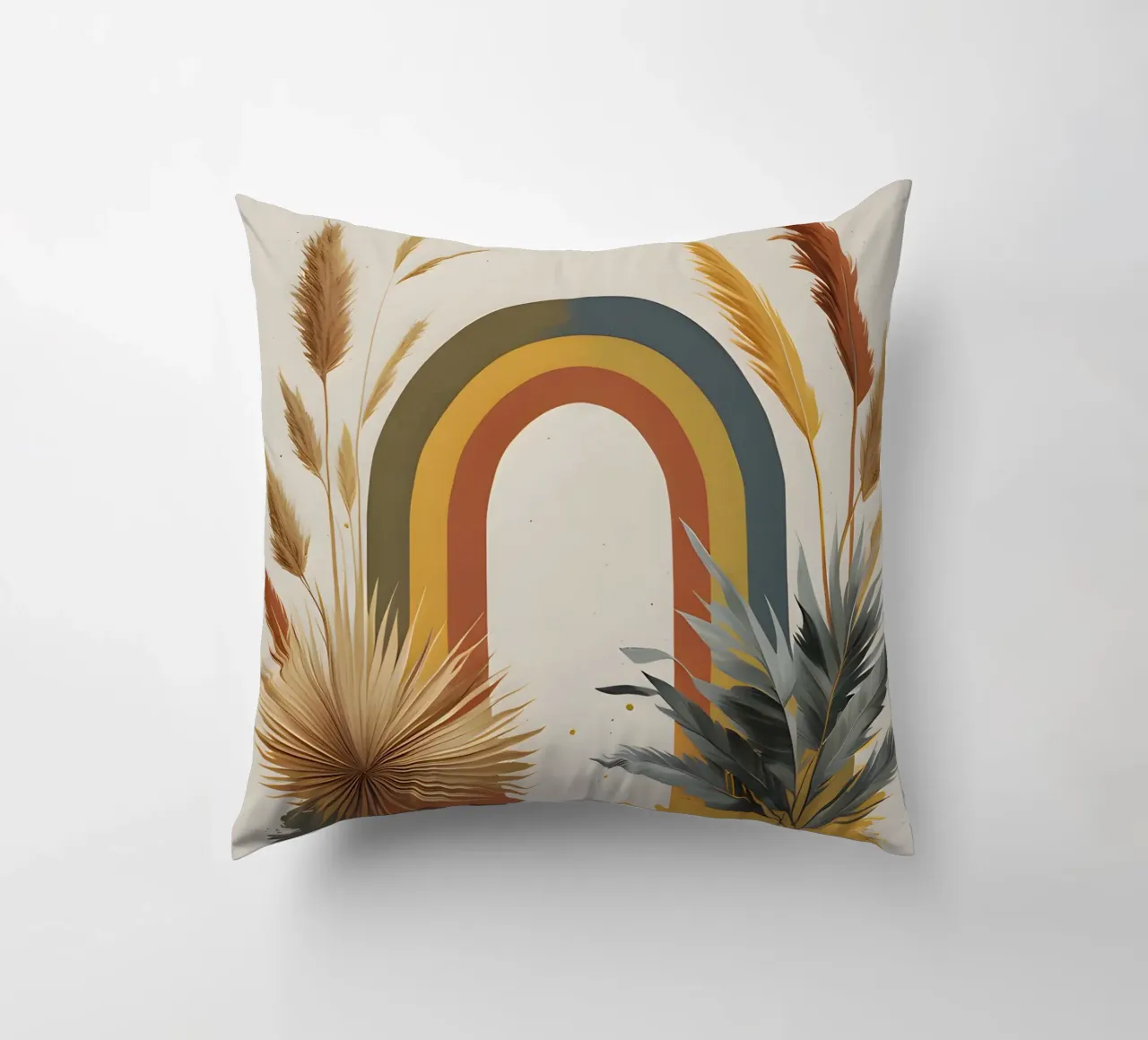Boho Arcobaleno Botanico cuscino da Botanical Gallery