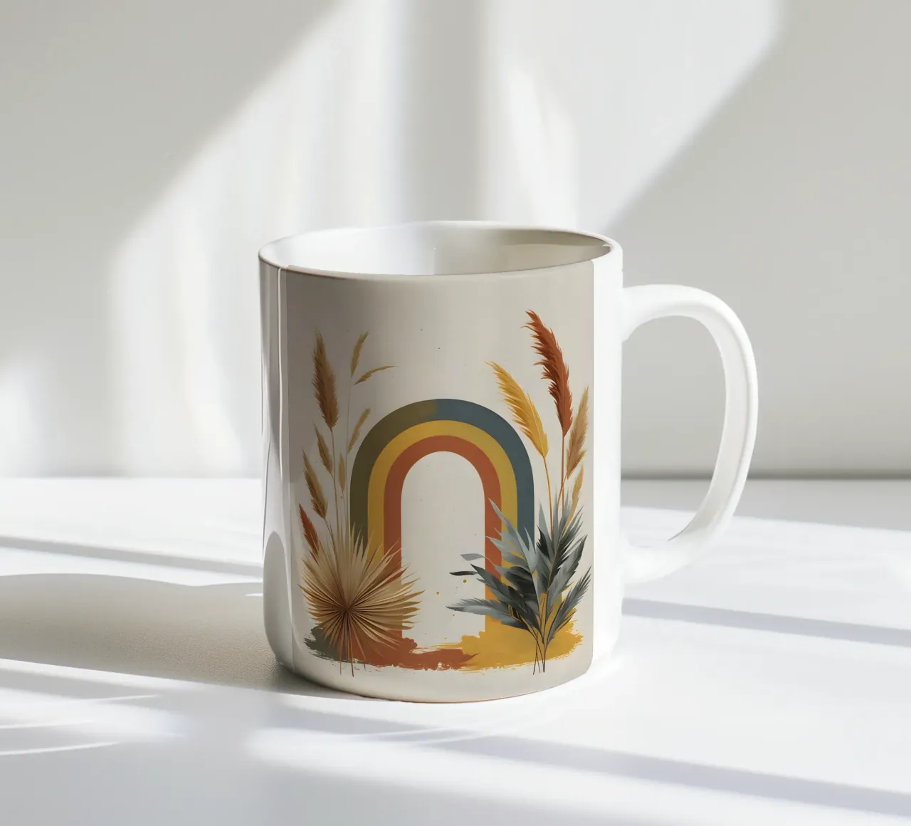 Boho Arcobaleno Botanico tazza in ceramica da Botanical Gallery