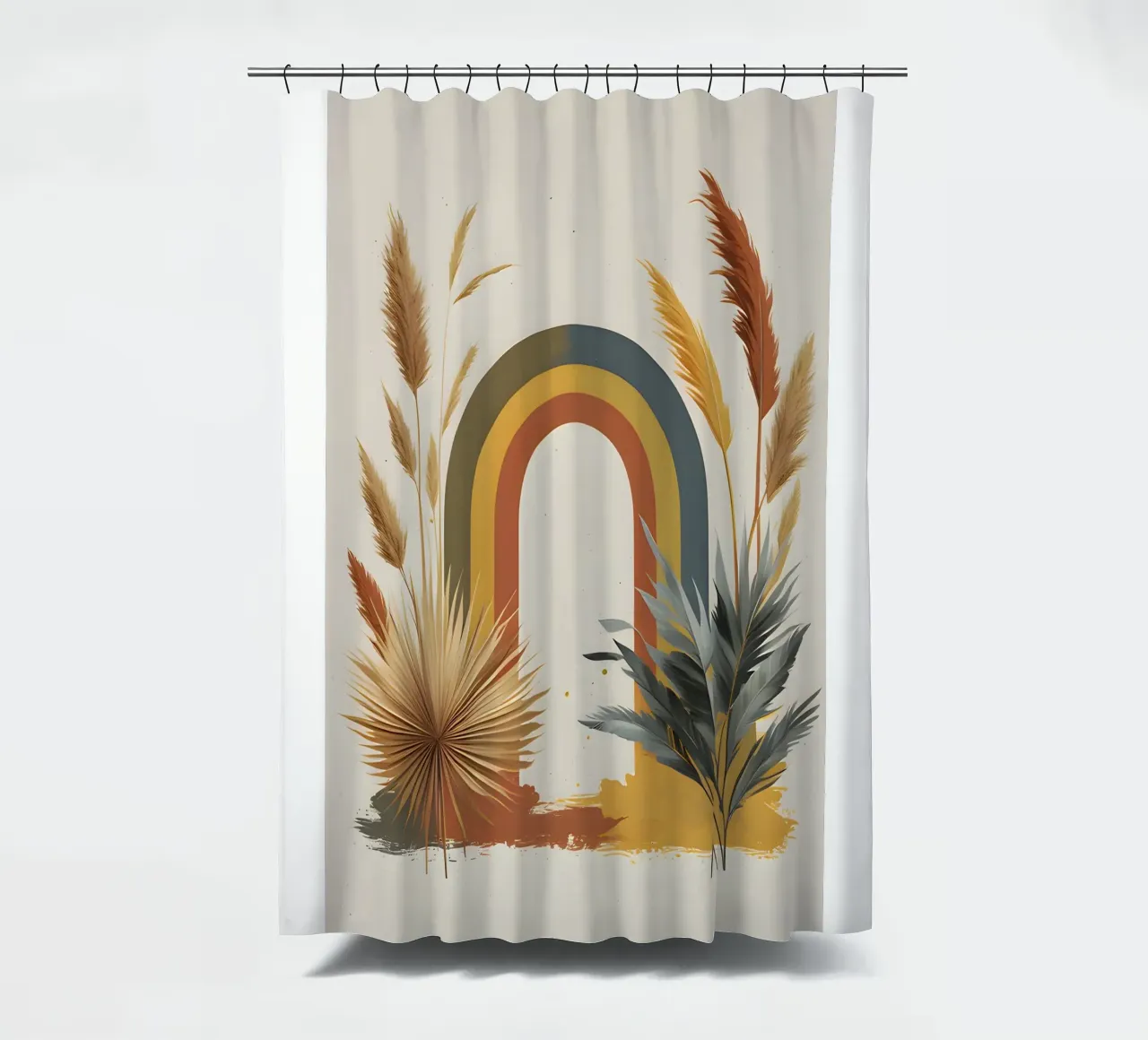 Boho Arcobaleno Botanico tenda da doccia da Botanical Gallery