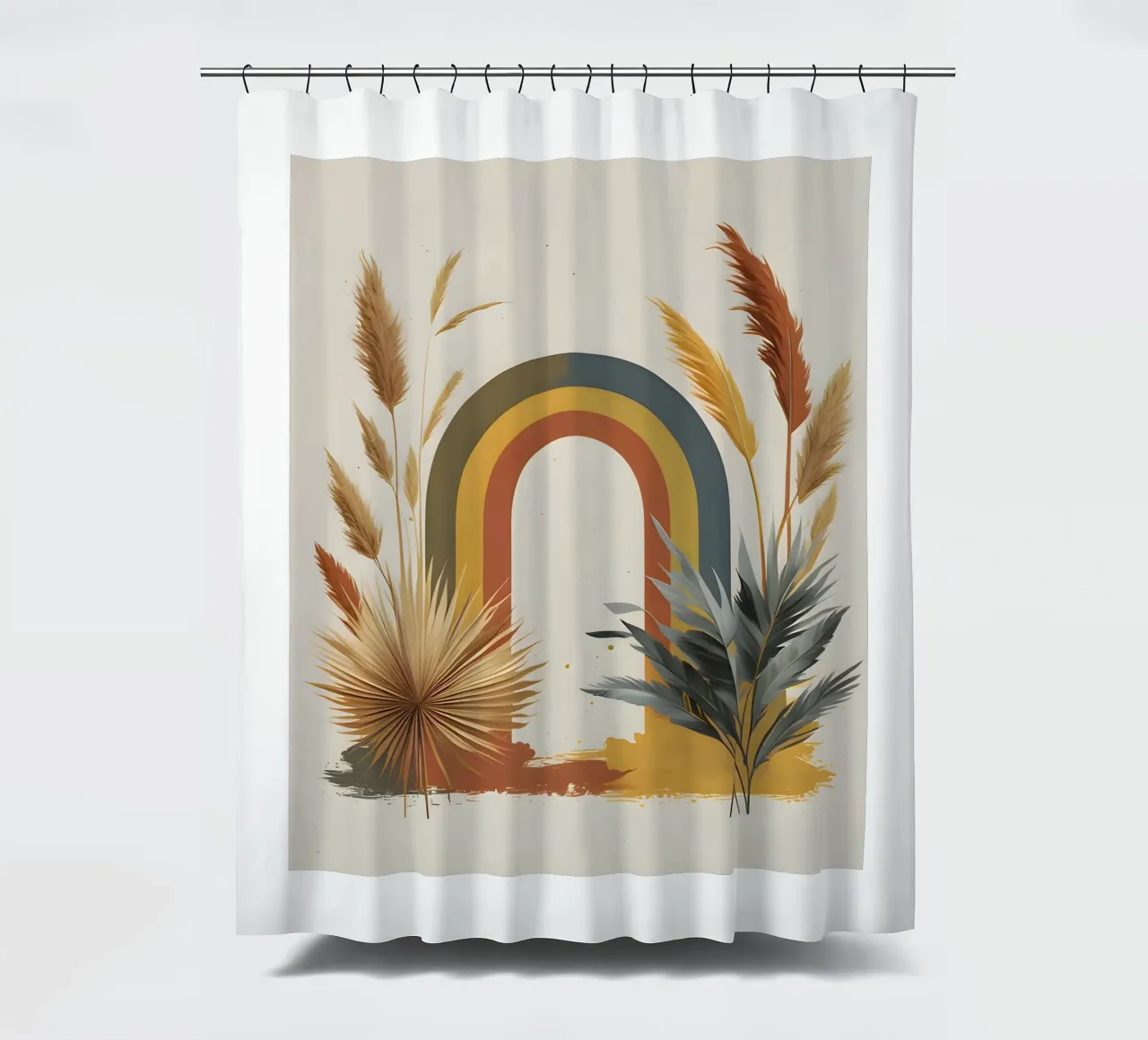 Boho Arcobaleno Botanico tenda da doccia da Botanical Gallery