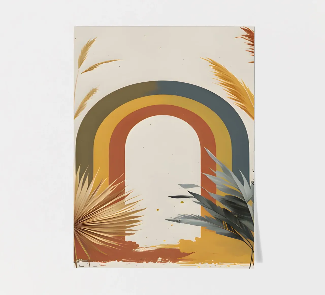 Boho Arcobaleno Botanico foglio adesivo da Botanical Gallery