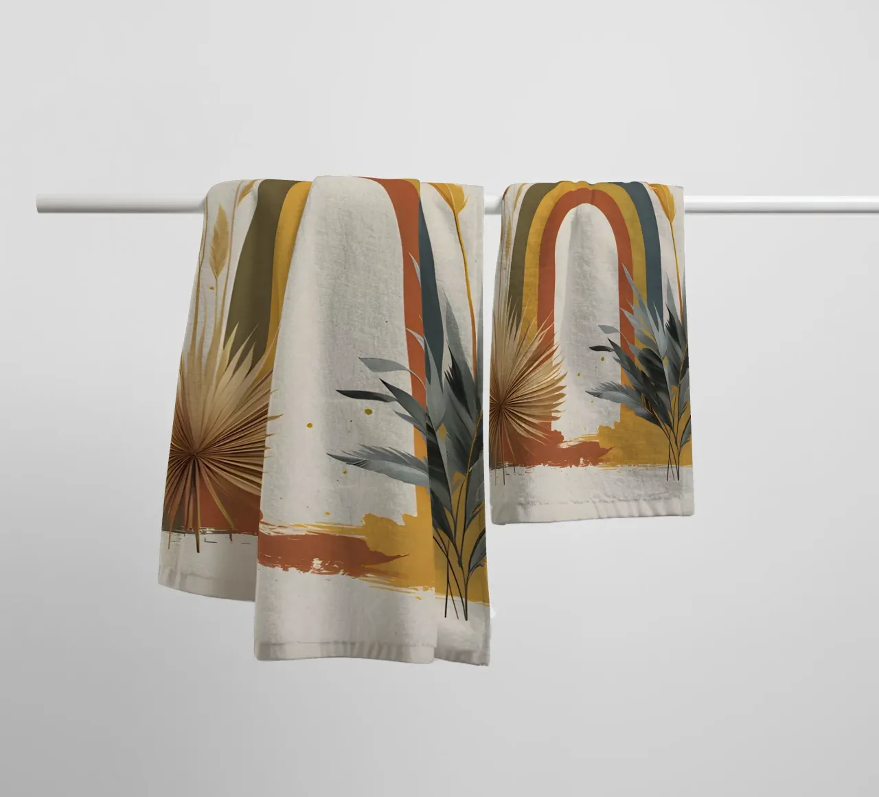 Boho Arcobaleno Botanico asciugamano da bagno da Botanical Gallery