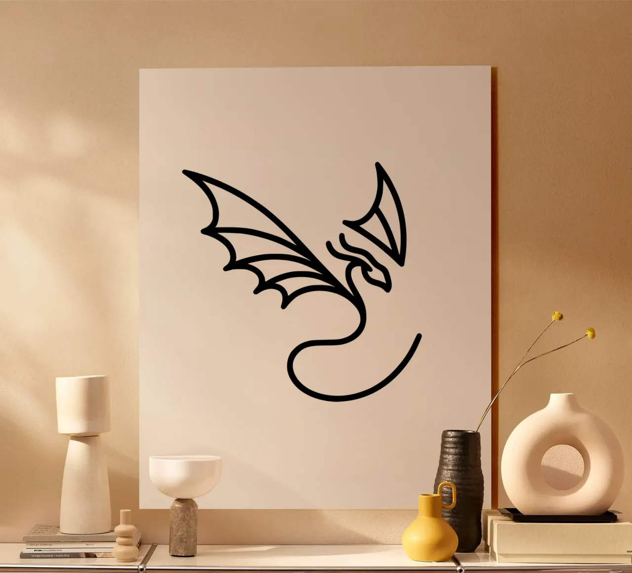 drago volante plexiglass da Bold & Simple