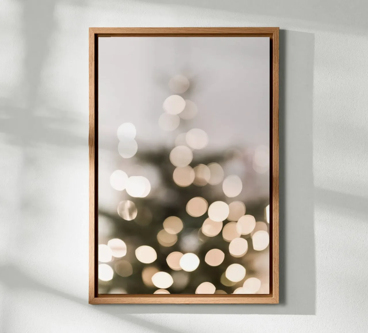 Christmas Lights 1 Alu-Dibond von Mareike Böhmer Photography