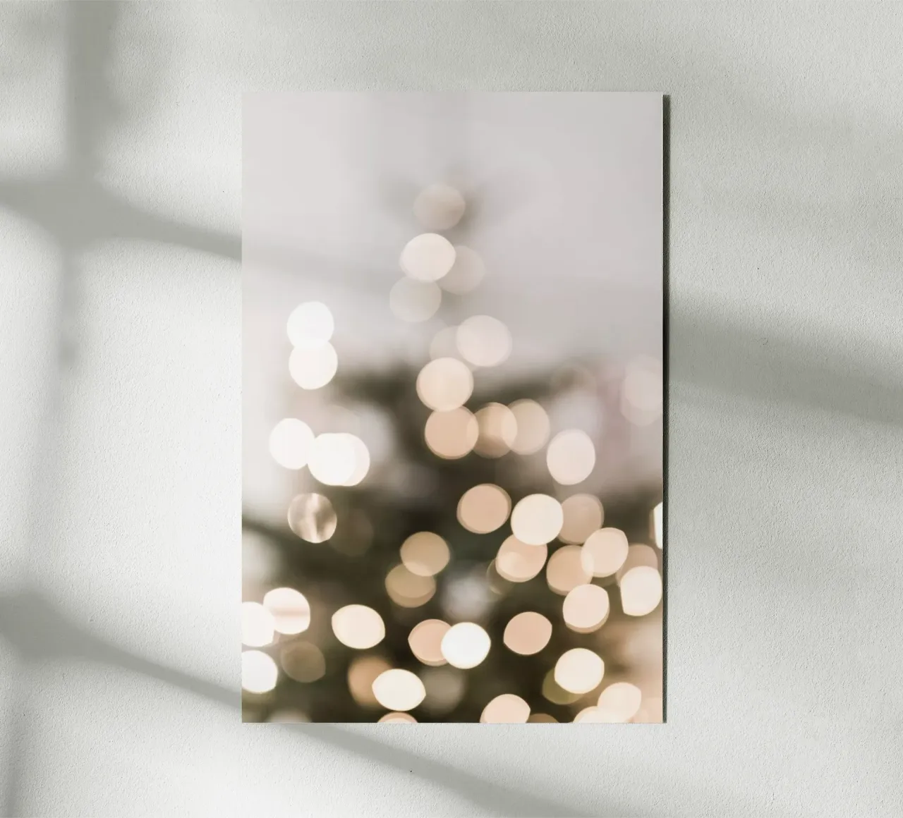 Christmas Lights 1 Alu-Dibond von Mareike Böhmer Photography