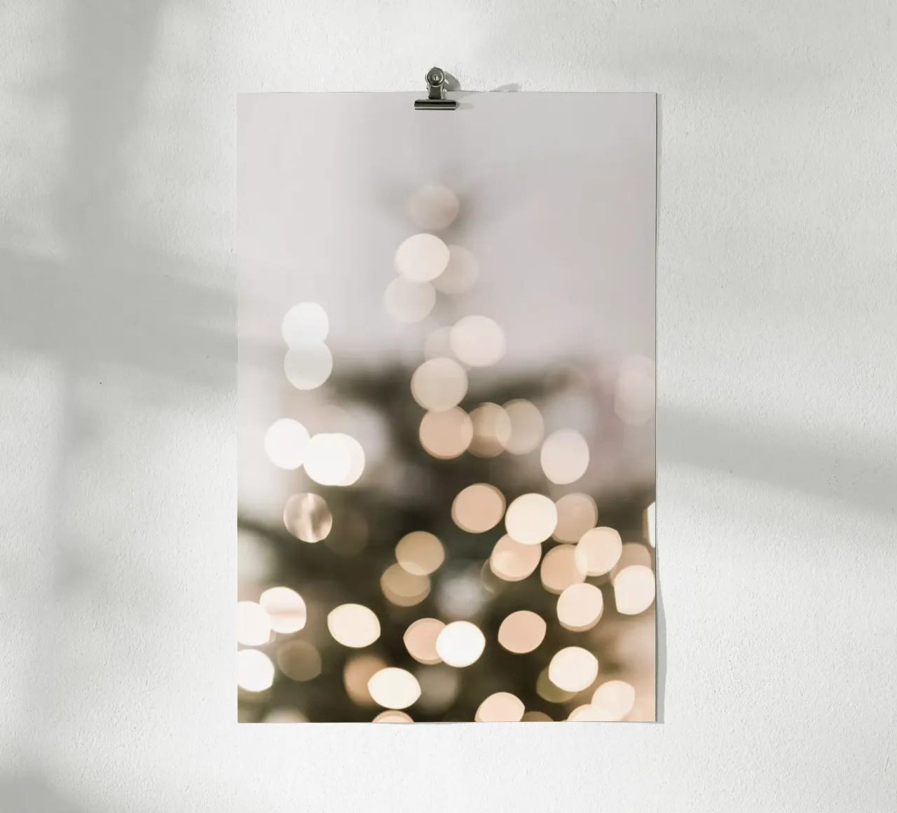 Christmas Lights 1 Poster von Mareike Böhmer Photography