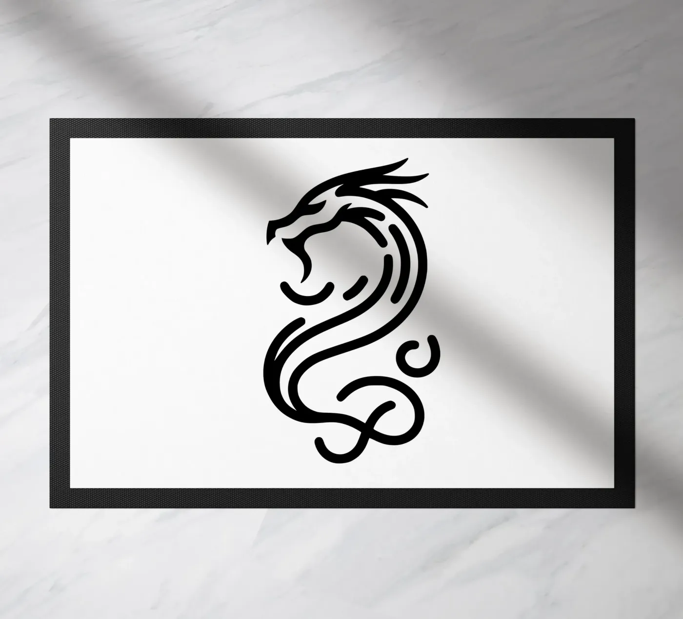 chinesischer Drache Fußmatte von Bold & Simple