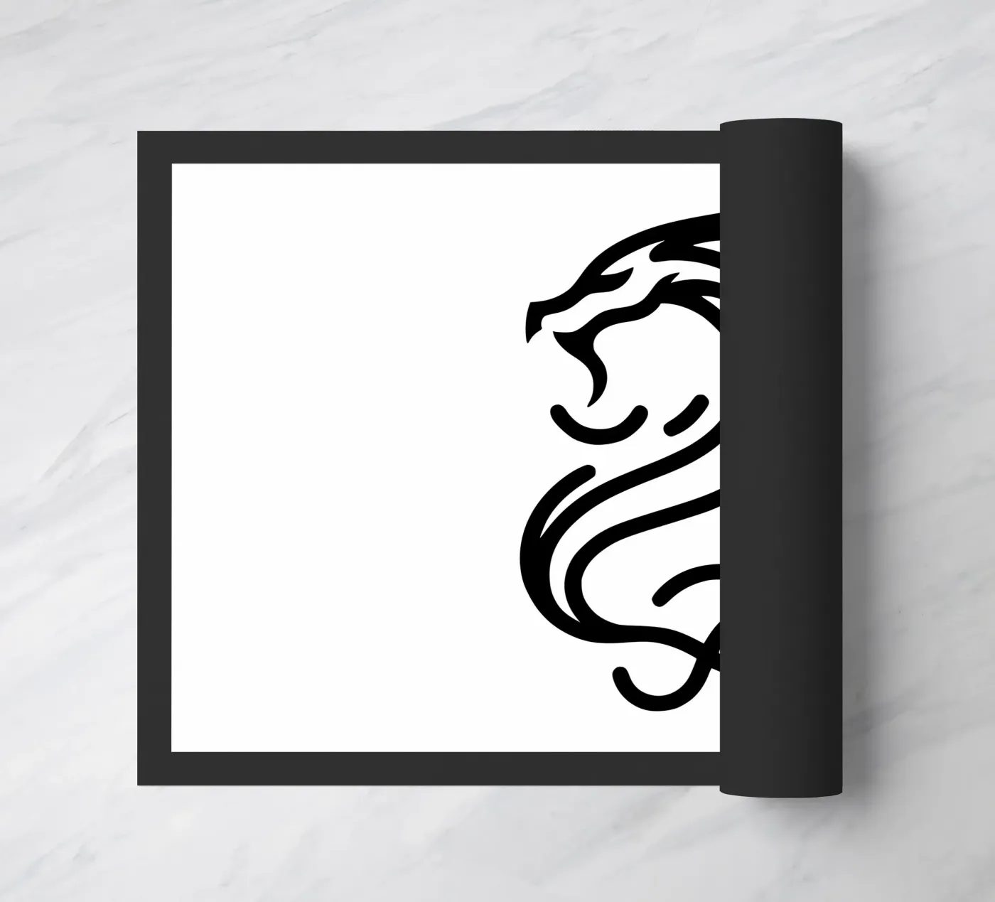 chinesischer Drache Fußmatte von Bold & Simple