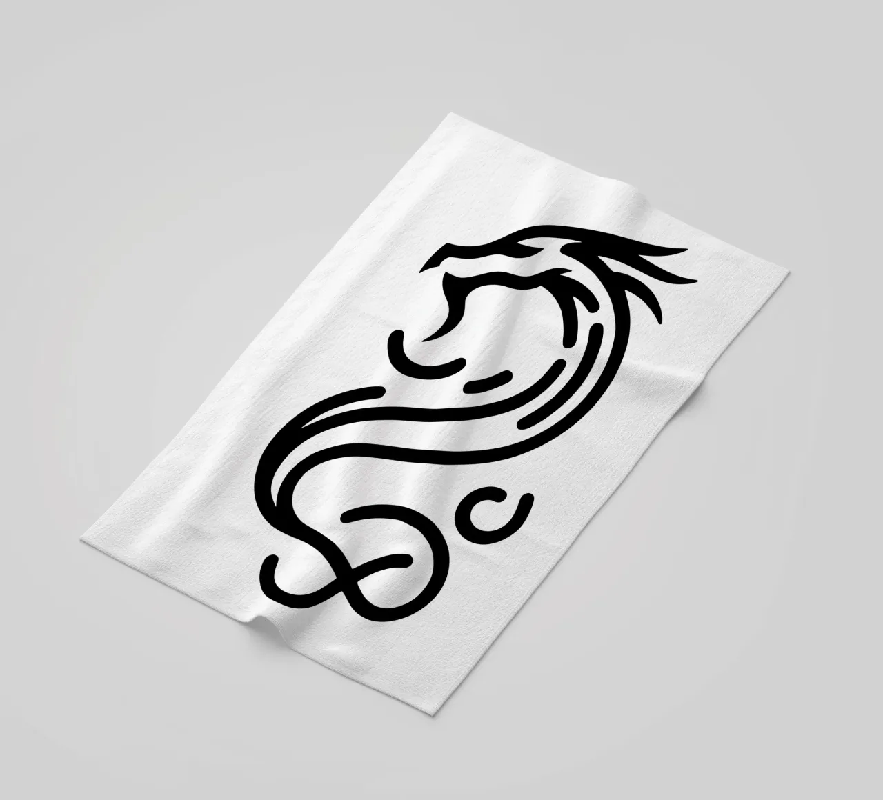 Drago cinese telo mare da Bold & Simple