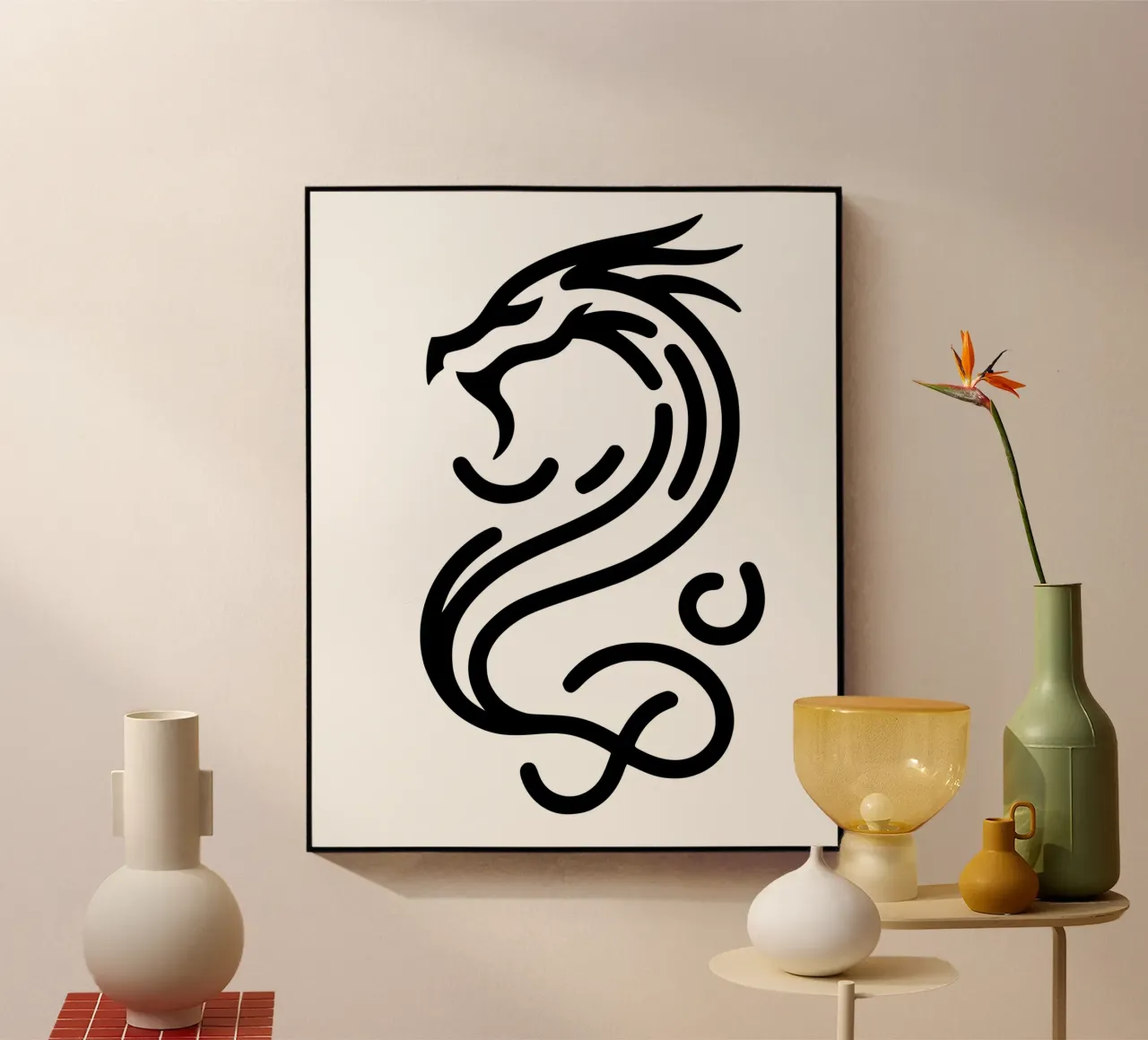 Drago cinese plexiglass da Bold & Simple