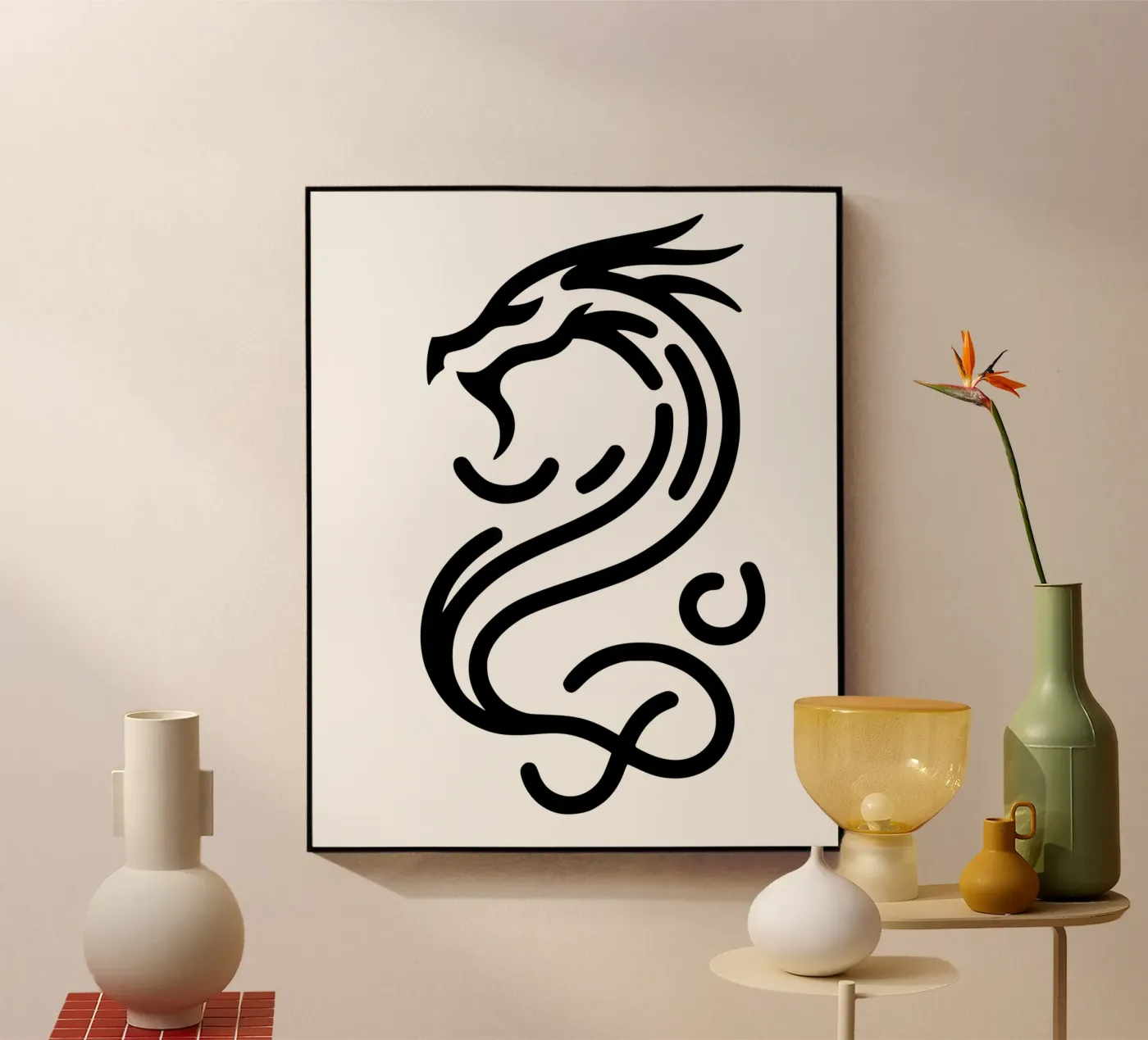 Drago cinese plexiglass da Bold & Simple