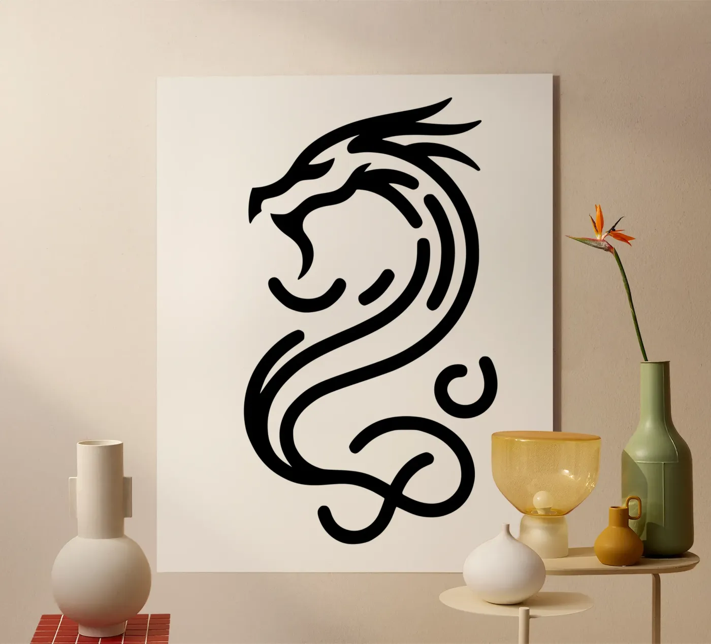 Drago cinese plexiglass da Bold & Simple