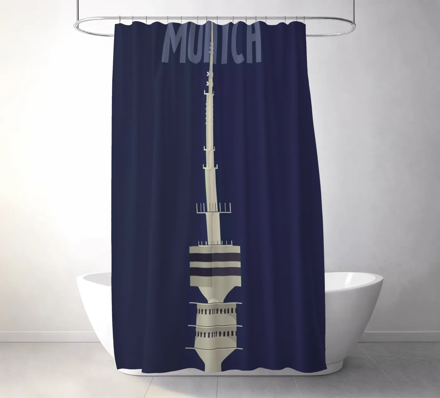 Munich Duschvorhang von Designliga Products GmbH & Co. KG